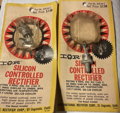 Silicon Controlled Rectifier SCR-04-C With Book. 2N685. (2)