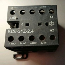 ABB  KC6-31Z-2-4   MINI CONTACTOR 4 POLE RELAY NEW