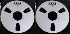 One Pair 10.5'' silver AKAI Tape reel High Quality Aluminum Take Up Reel