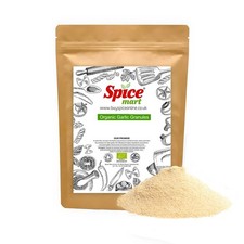 ORGANIC Garlic Granules Popular Mesh Premium Quality Free UK P&P Soil Asso Cert