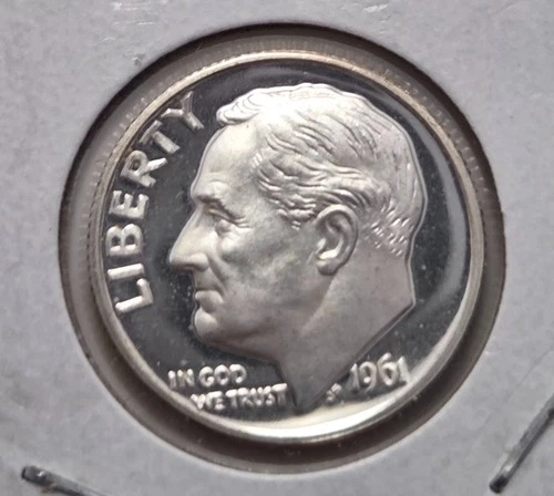 1961 Proof Cameo Roosevelt Dime
