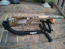 SAVAGE AXIS S/A SATIN COFFEE PACHMAYR PAD / STUDS/TRIGGER GUARD FREESHIP #426