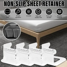 Lock Sheet Holders Keep Sheets Tight Heavy Duty Bed Sheet Holder Corner Fitted