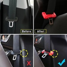 Car Safety Accessories Seat Belt Buckle Clip Cover Anti-Scratch Trim Protector