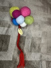 2012 Neiman Marcus Felt Ornament Burke & Pryde Designer Bauble Wool Rare