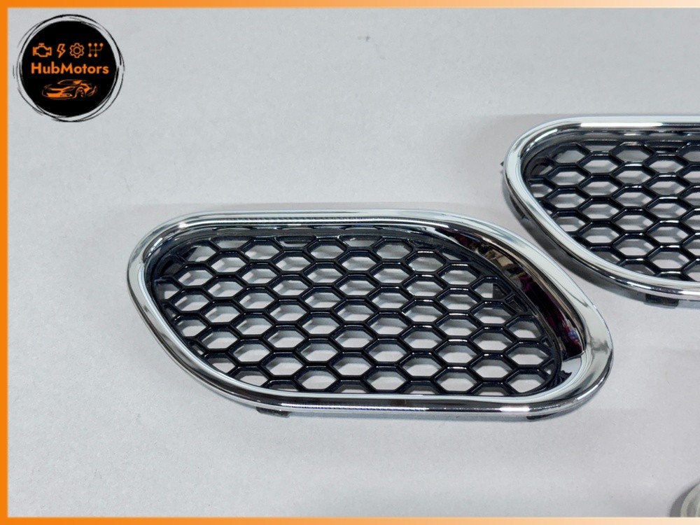 03-13 Maserati Quattroporte M139 Fender Grill Grille Vent Left Side Set OEM
