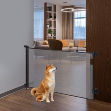 Retractable Baby Gate Extra Tall Mesh Baby /Pet Dog Retractable Gate 140 86cm