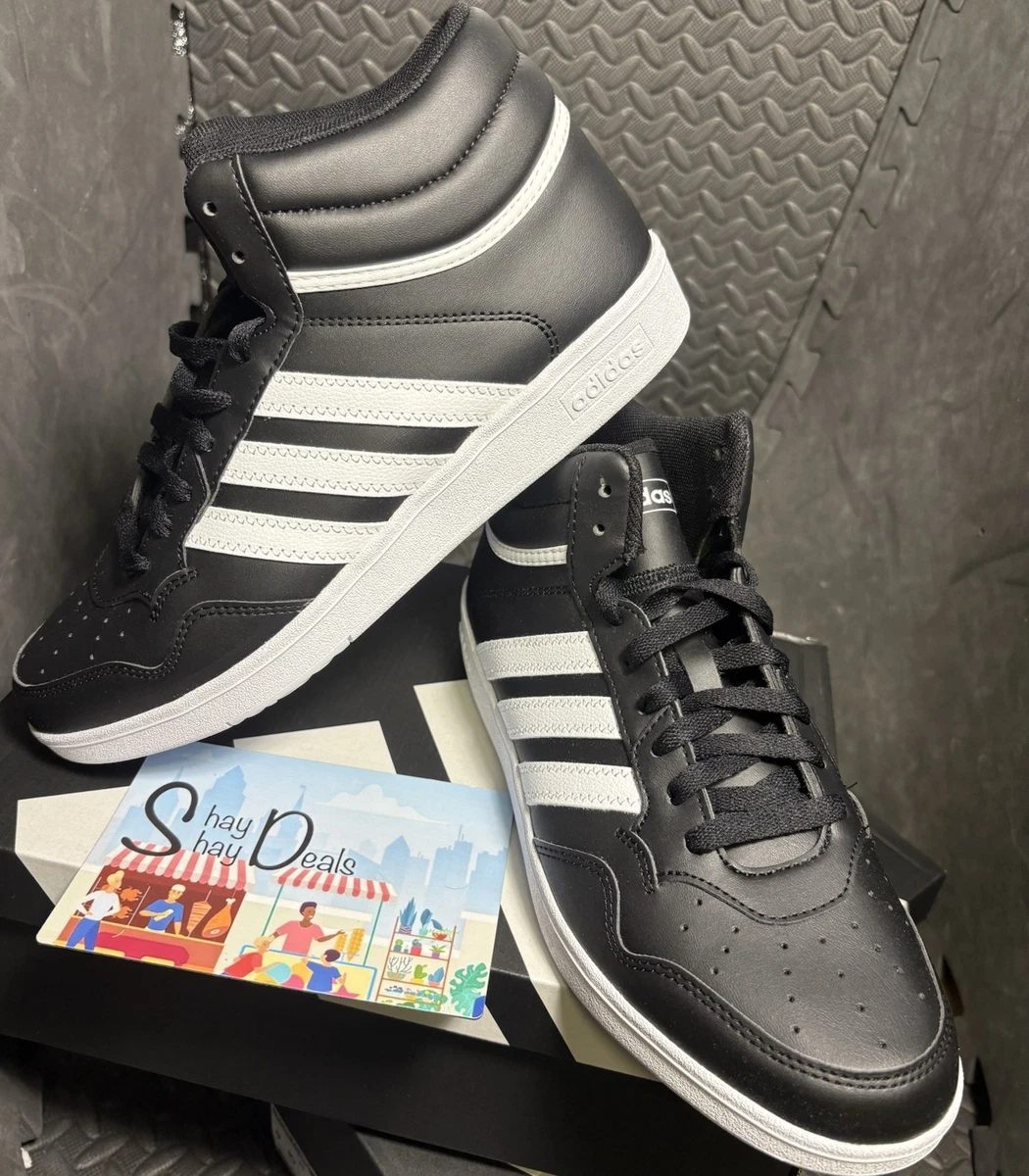 Adidas Hoops 4.0 Mid White Black for sale | eBay display picture 1