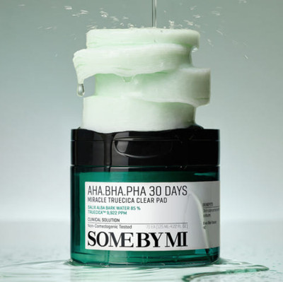 Some By Mi AHA BHA PHA 30 Days Miracle Truecica Clear Pad 70 Sheets K-Beauty
