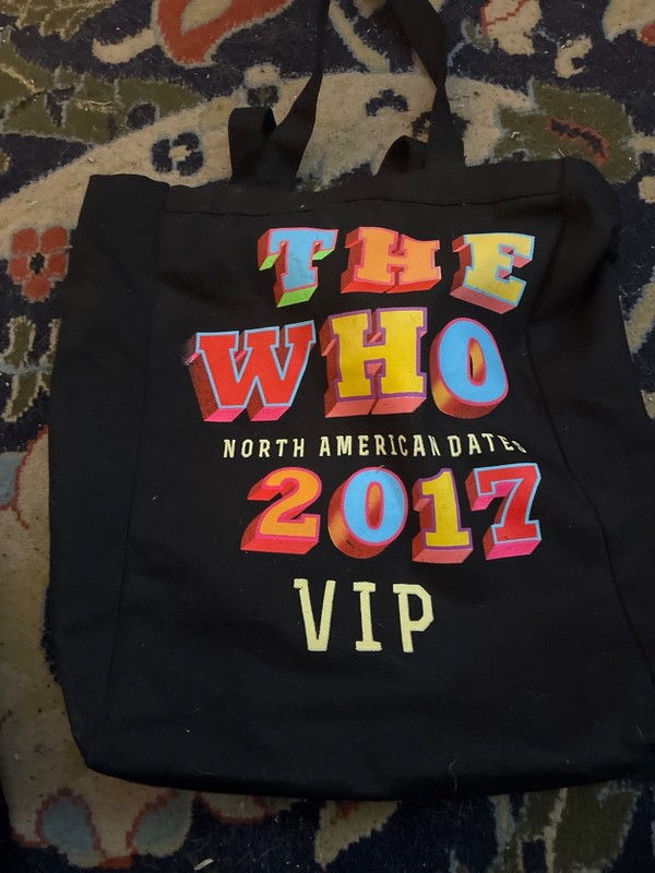 The Who VIP Tote Bag - Exclusive 2017 VIP Package Merch