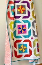 Handmade Quilt Throw Size 64" x 64" Handmade Quilt for All Ages