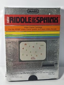 Imagic Riddle of the Sphinx Atari 2600 Action & Adventure Game w/ Box Manual