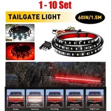 60" REVERSE BRAKE 1-10X LED STRIP TAILGATE LIGHT BAR for CHEVY ForD DODGE TRUCK
