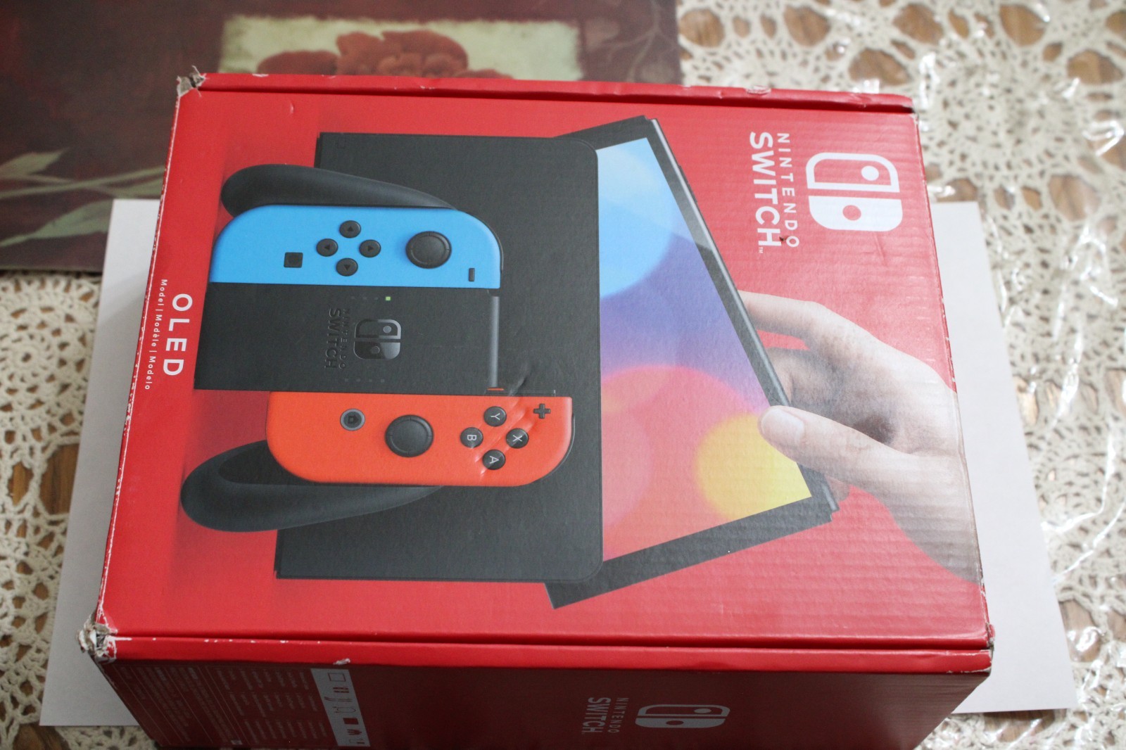 NINTENDO SWITCH OLED W/DOCK, CHARGER (P07014175)