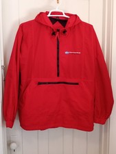 Vintage Rare Pfizer Animal Health Cattle team Pullover Jacket Size Large