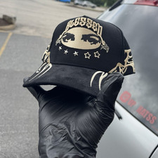Shifuu hats Men s Black/Gold Baseball Cap Hat...