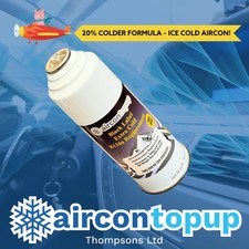 Car Aircon Regas Super 20% Extra Cold Compatible with R134 Large 595g Topup Can