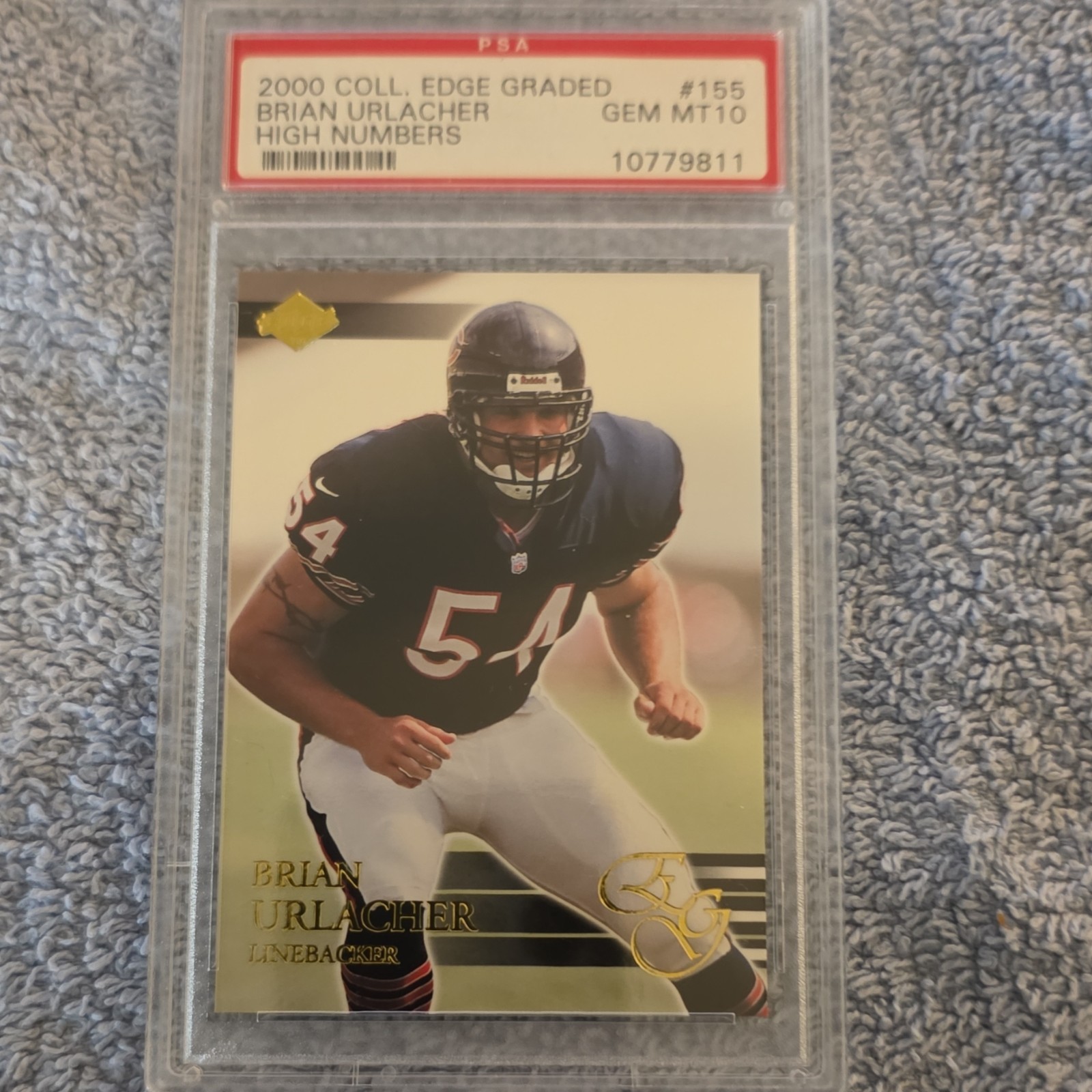Brian Urlacher Collector's Edge Graded #155 Base