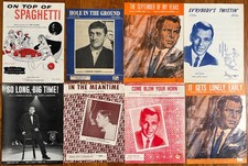 24 1950s & UP MALE VOCALISTS sheet music GEORGIE FAME Sinatra DESMOND ChillWills