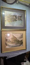 Michael F. Ingbar Art Co. Inc Metal Etching From England - Lot Of 2 Framed