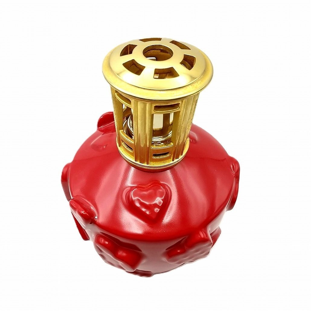 Lampe Berger, St LOUIS, cristal, rouge , losange