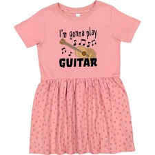 Inktastic I'm Gonna Play Guitar- Music Toddler Dress Children Guitarist Strings