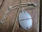 1942 Swiss ID Dog tag Erkennungsmarke military identity army knife WW2 K31 SIG