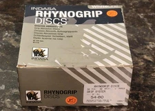 Indasa Sanding Discs  5 inch Solid,  Hook & Loop  80 Grit - 50 Per Box 