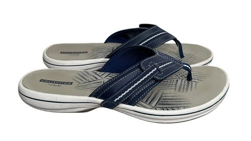 Sandali infradito Clarks Collection Brinkley Jazz Thong donna taglia 9 blu navy