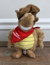 Texas Roadhouse Mascot Andy the Armadillo 8 Plush Stuffed Animal Cowboy Bandana