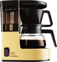 Melitta Kaffeemaschine Aromaboy 1015-03 2 Tassen Glaskanne Beige Braun 500W