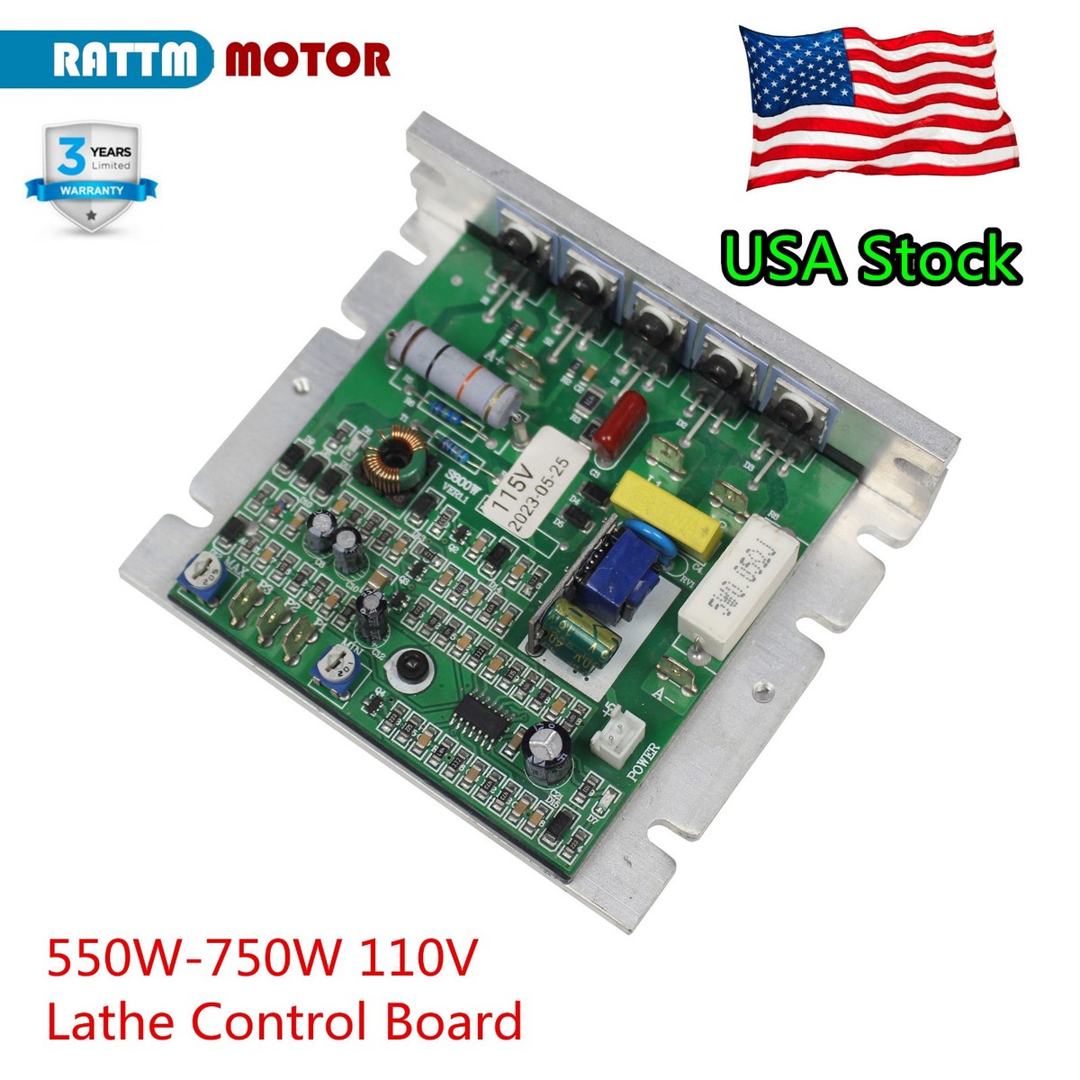 Mini Lathe Main Control Board Speed Control Card For CJ-0618 WM