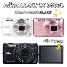 Nikon Coolpix S6600 16.0MP Compact Digital Camera 12x Zoom English 90-95 NEW