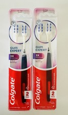 LOT OF 2 NEW Colgate Gum Expert Toothbrushes 3x Reduction Gum Bleeding 2-Pack 