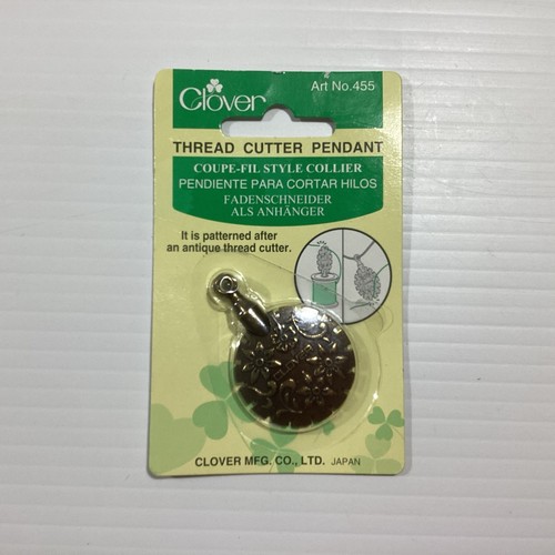 Clover Threader Cutter Pendant Antique Gold 455 Sewing Quilting Crafts