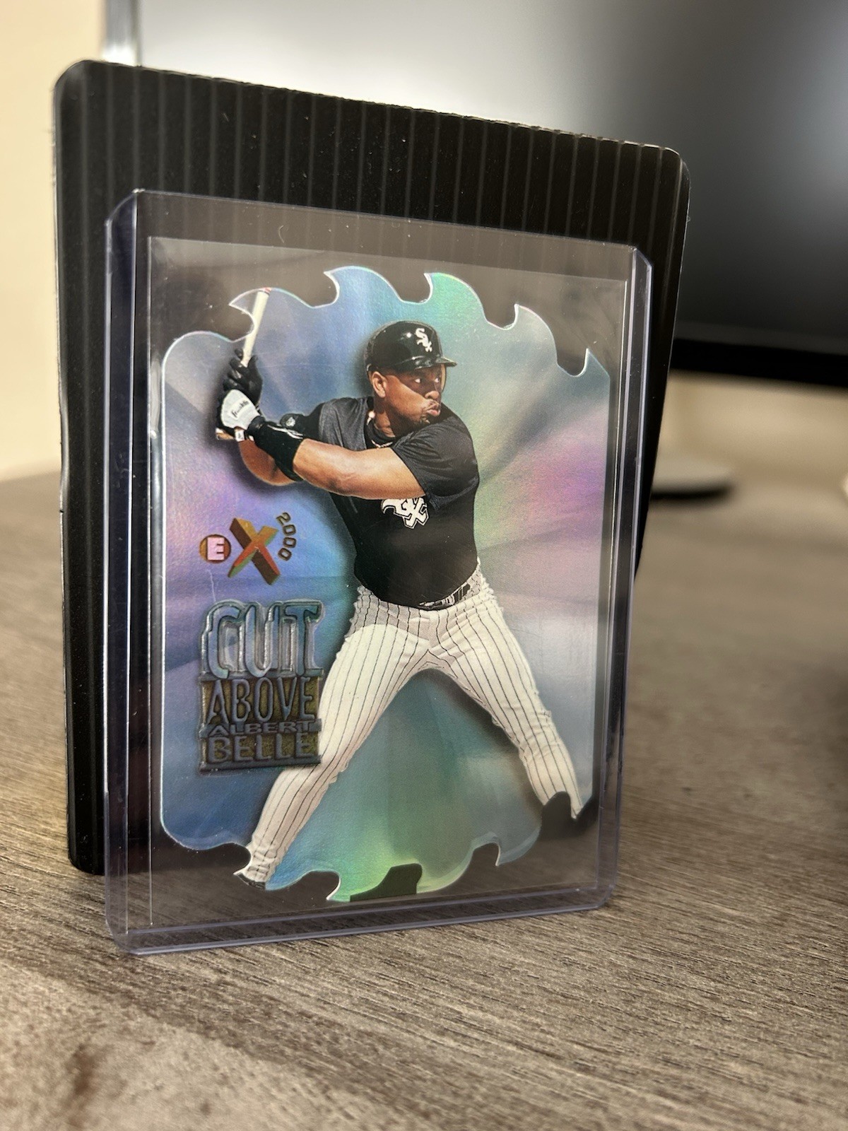 1997 Skybox E-X2000 A Cut Above #9 ALBERT BELLE Insert Die-Cut