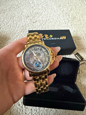 Theorema Casablanca GM-101-8 Skeleton Watch with box and papers