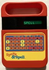 Vintage Speak & Spell Kahootz #09624 Electronic Learning Game Tested Works