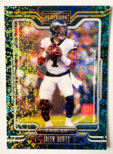 2021 Panini Playbook Jalen Hurts Glitter Parallel Card #69 Eagles Star!