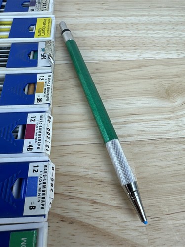Techmatic De-Lux Drafting Mechanical Pencil W/ Staedtler Mars Refills Mixed - Picture 5 of 7