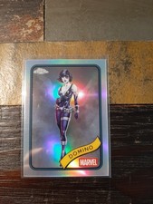 2025 Topps Chrome Marvel Domino Silver Refractor #154
