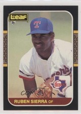 1987 Leaf Canadian Ruben Sierra #225 9cd