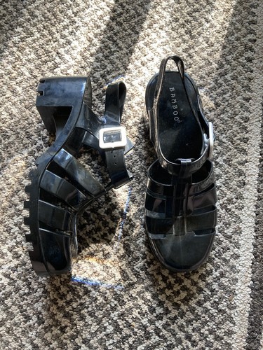 bamboo jelly sandals