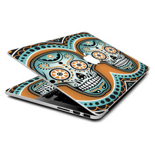Skin Wrap for MacBook Pro 15 inch Retina, Sugar Skull, day of the Dead