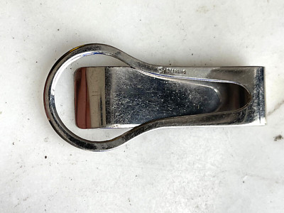 STERLING SILVER Mid-Century Vintage Money Clip B. A. Ballou STAR marking