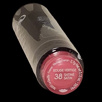 Yves Rocher Rouge Vertige Satin Lipstick 38 Frozen Pink Magenta DISCONTINUED