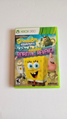 Microsoft XBOX 360 SpongeBob Squarepants Planktons Robotic Revenge Nickelodeon