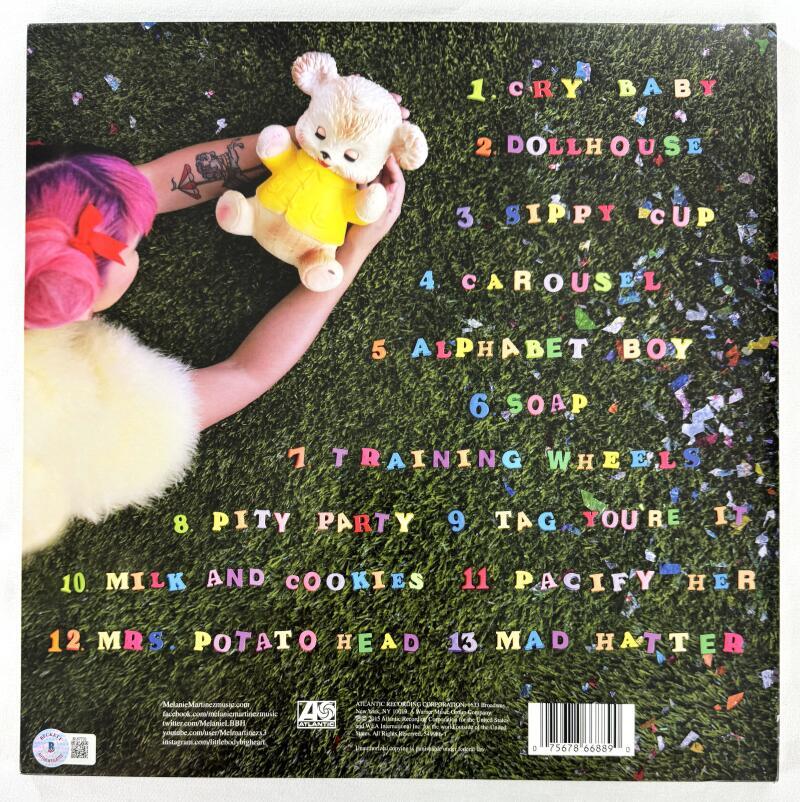 Melanie Martinez Signed Autograph Album Vinyl Record LP - Cry Baby