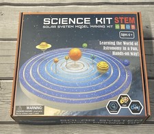 GPToys 3 In 1 Build Paint Solar System For Kids Arts/ Crafts Science Kit For K