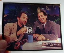 LARRY SANDERS SHOW GARRY SHANDLING BILLY CRYSTAL 1992 HBO PRESS KIT TRANSPARENCY